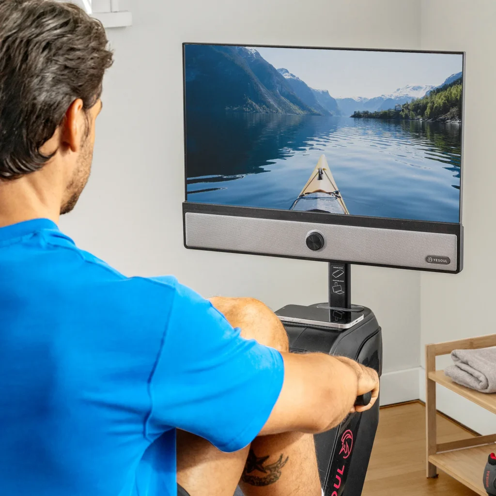 R1Plus sõudeergomeetri Full HD ekraan