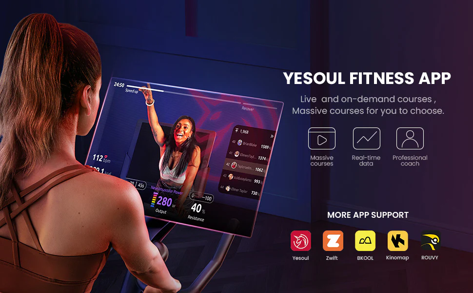 Yesoul S3 treeningratta rakenduste tugi